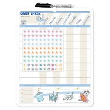 This dry erase chore chart - via Daymix