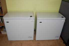Two small chest freezers