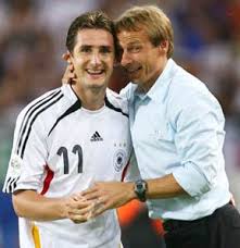 Image <b>Miroslav Klose</b> with Coach Klinsmann Picture