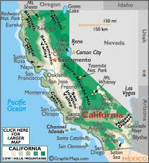 Map of California Cities - via Daymix