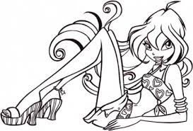   Winx Club   Coloring Book Images    