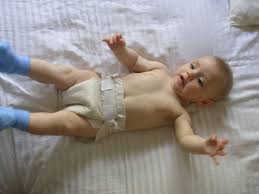 He wears cloth diapers - via Daymix
