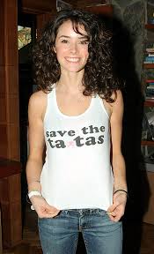 Abigail Spencer wearing a Save the