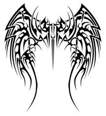 Tribal Tattoos Of Angel Wings