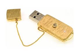 Gold Disk On Key $2000 USB