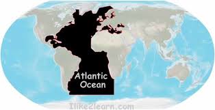 Atlantic Ocean Map - via Daymix