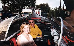 Tracey Gold \x26amp; radio host Russ Martin 