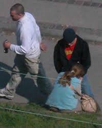apparent  blowjob   on a public  street  