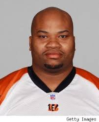  offensive lineman Stacy Andrews.