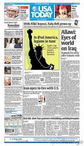 the USA Today front page. - via Daymix