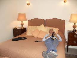 bedroom with hubby