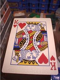       King   of Hearts mosaic completed 