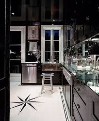 Stylish-kitchen-in-black-and-