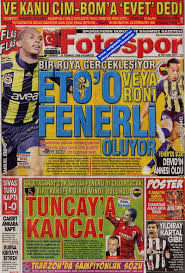 FOTOSPOR  SPOR GAZETES 304   DE 286 304 L ADETA    