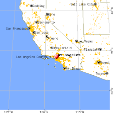 Los Angeles County, CA map - via Daymix