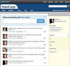 When Yammer, a micro-messaging