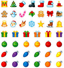 Christmas And New Year Icons - via Daymix