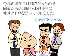 ノンケ男子からの誕生日祝いの