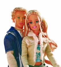 blaine and  barbie   dolls