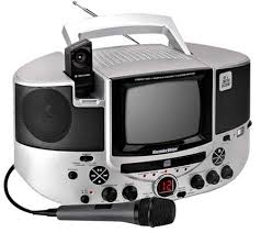 portable karaoke machine