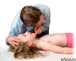  CPR  -  child 1  to  8 years old  -