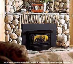 The wood burning steel insert