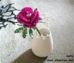 alambre de cobre  abalorios   blancos    
