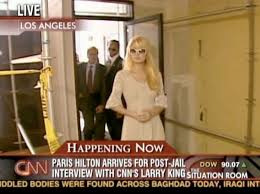       CNN   covered Paris Hilton    