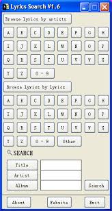 You can search 35000  Music Lyrics   by    