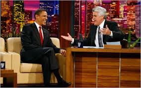 President Obama and Jay Leno - via Daymix