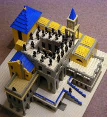 M.C. Escher in Lego. - via Daymix