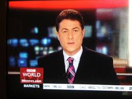 The BBC anchor in the photo above