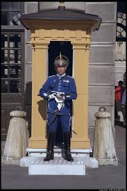   Guard   at Royal Palace in Gamla Stan    