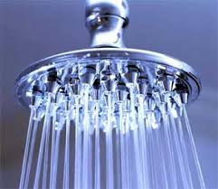 showering in public