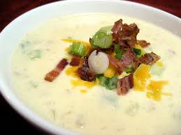      highlighted a  baked potato soup      