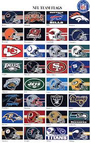 NFL Team Flags - via Daymix