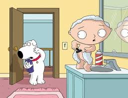 Family Guy Stewie Shaving Ass - via Daymix