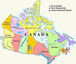 [Canadian Provinces MAP] - via Daymix