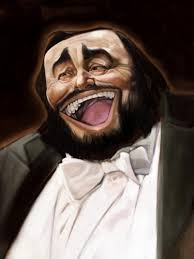 Image Cartoon: <b>Luciano Pavarotti</b> Picture