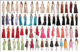 Most of these dresses are