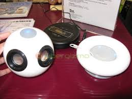 The speaker is fully