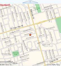 Toronto map location of - via Daymix