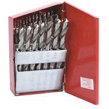 21 high speed steel drills