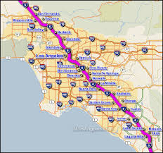 Interstate 5 Los Angeles Map - via Daymix