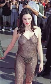   Rose McGowan   was seen wearing    