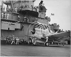   World War   II  airplane   on carrier    