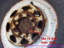 Heres the  GM 14 Bolt   Hub 