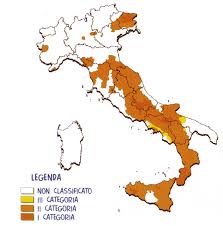 Earthquake Zones of Italy - via Daymix