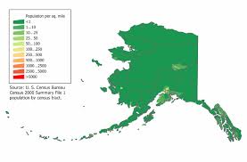 Alaska population map