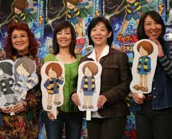 写真左から野沢雅子、戸田恵子、